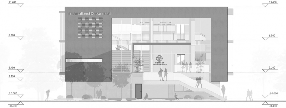 北京君谊中学国际部/意度建筑