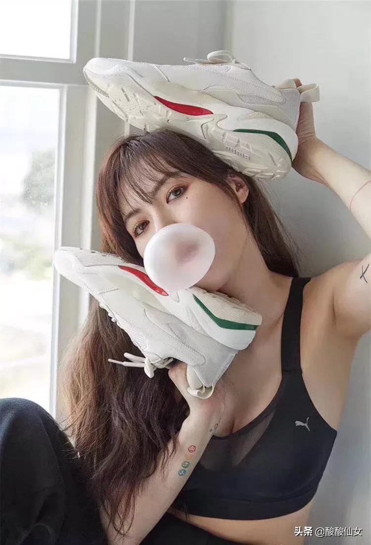 puma爆款老爹鞋,puma泫雅同款鞋