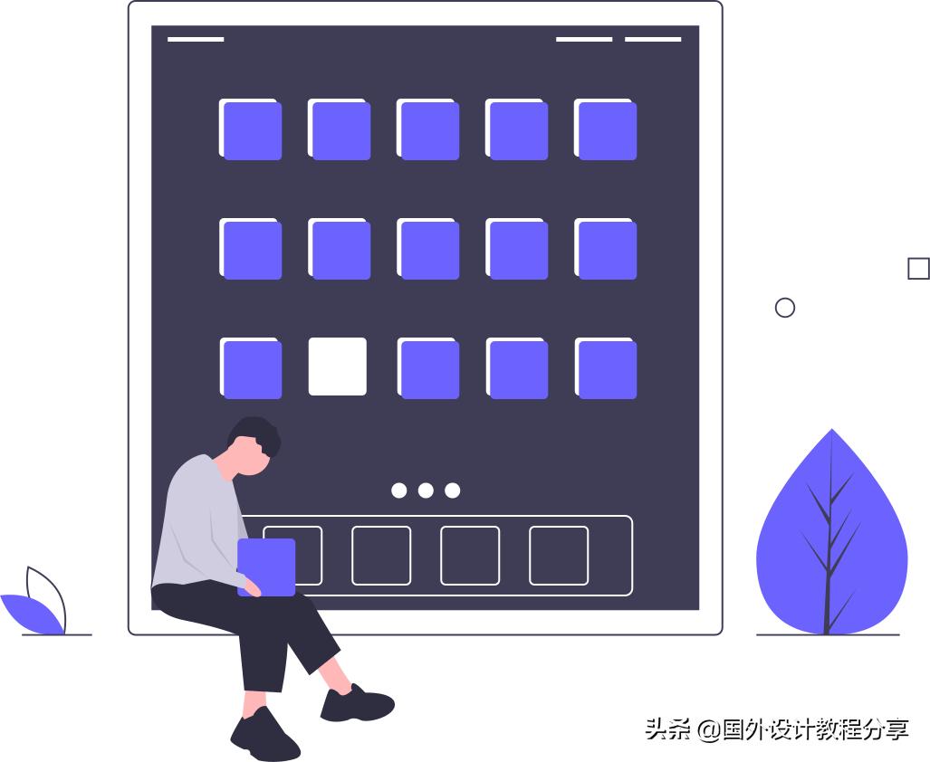 扁平矢量插画教程,矢量扁平插画怎么画