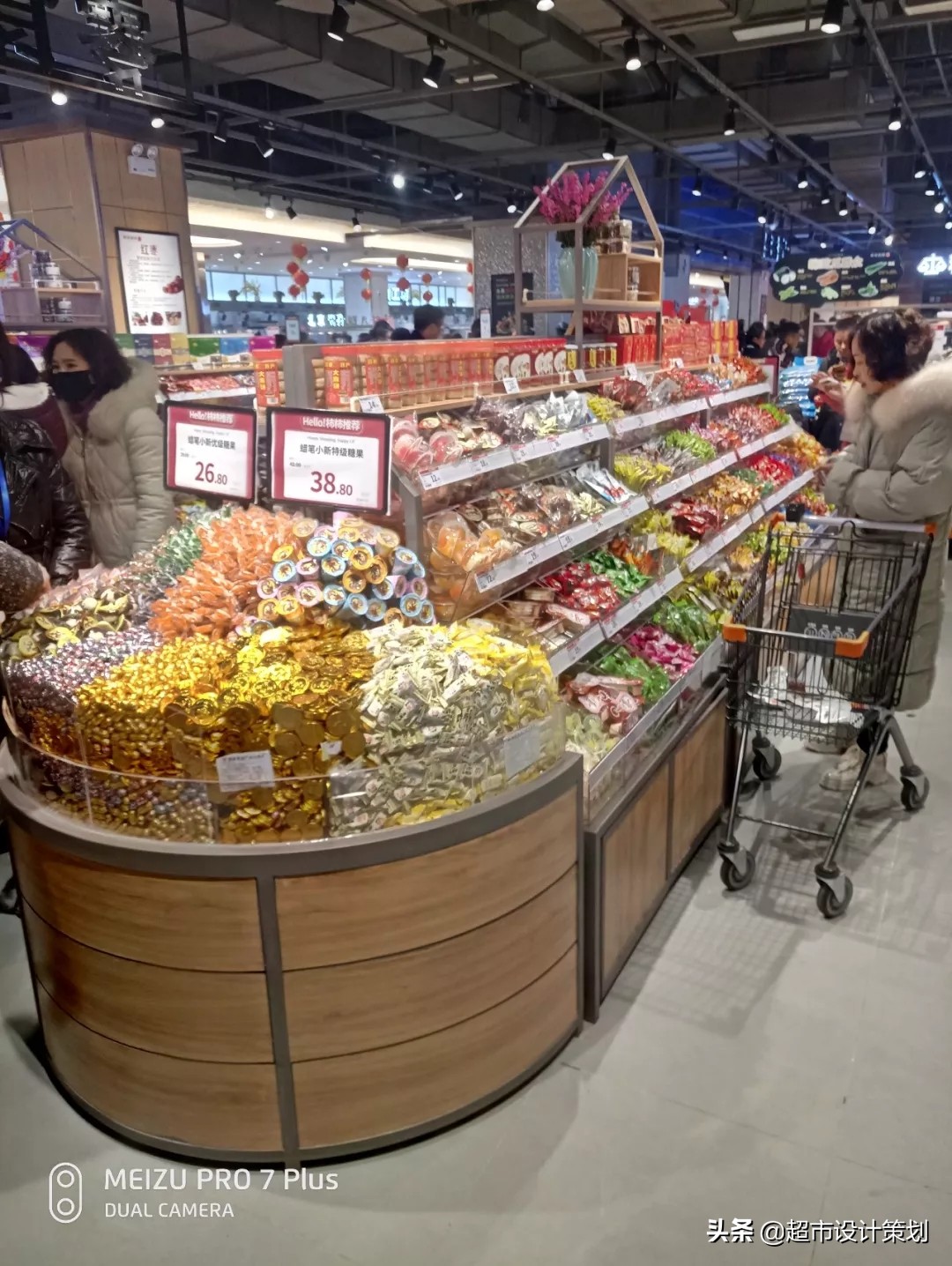 清爽、洁净，不经意间的惊艳！联家超市新开店一组陈列图片