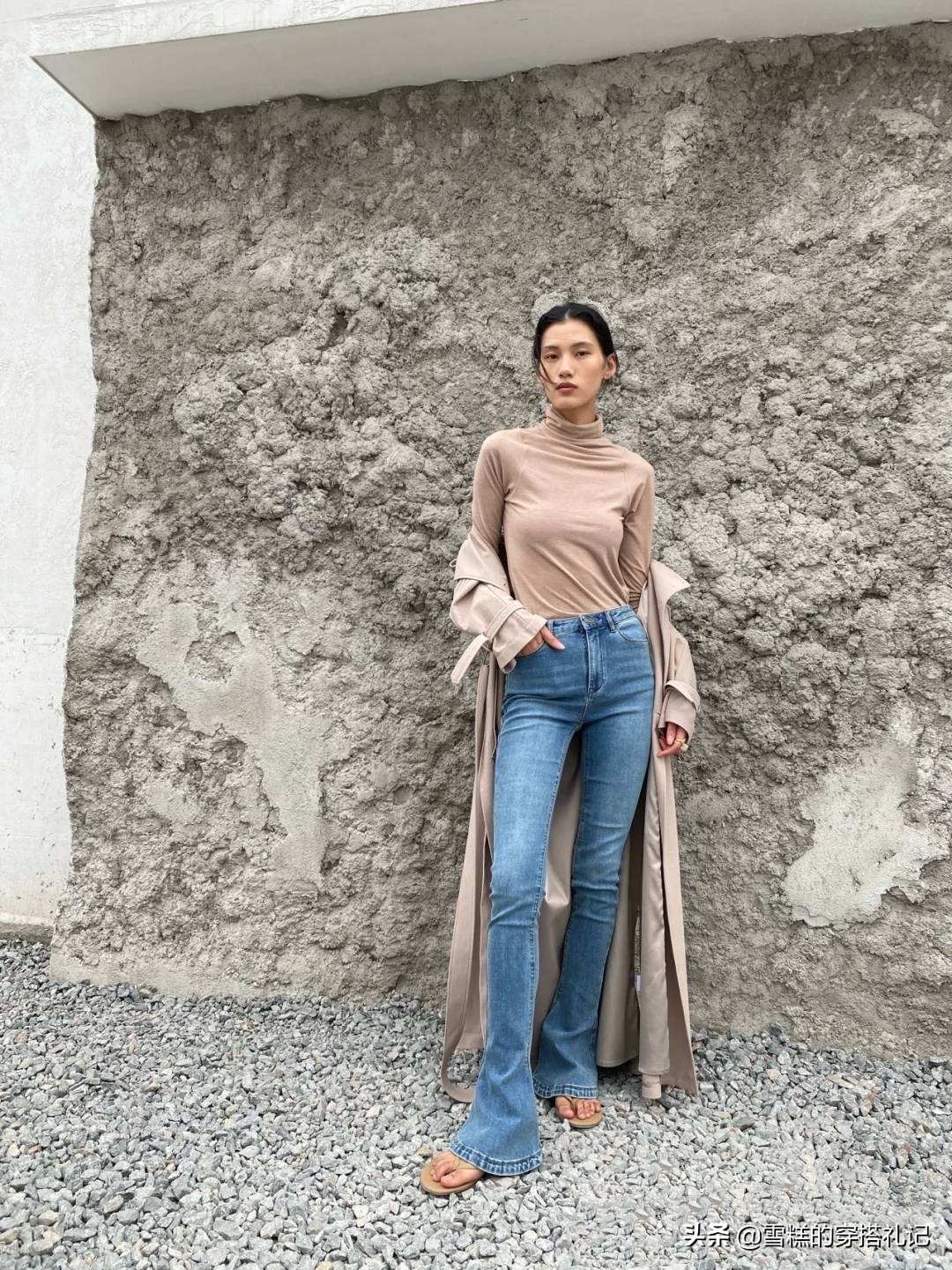 粗腿救星马蹄裤火了显瘦显腿长,马蹄修容裤中高腰显瘦