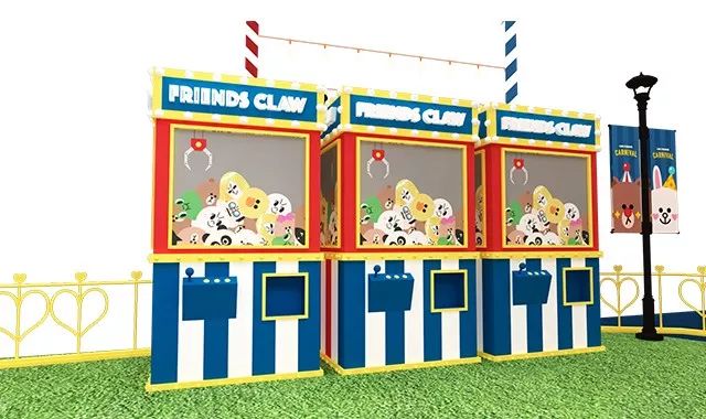 布朗熊可妮兔搞怪版,布朗熊与可妮兔网红打卡