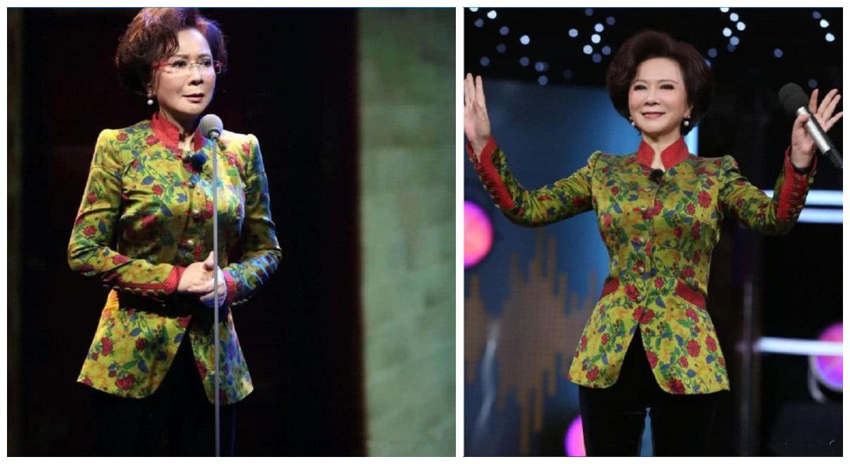 蔡明热巴直播回放,蔡明拿着热巴的照片