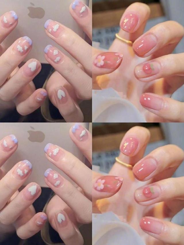 40到50岁干净显白美甲颜色,2021最火美甲显白颜色渐变图片