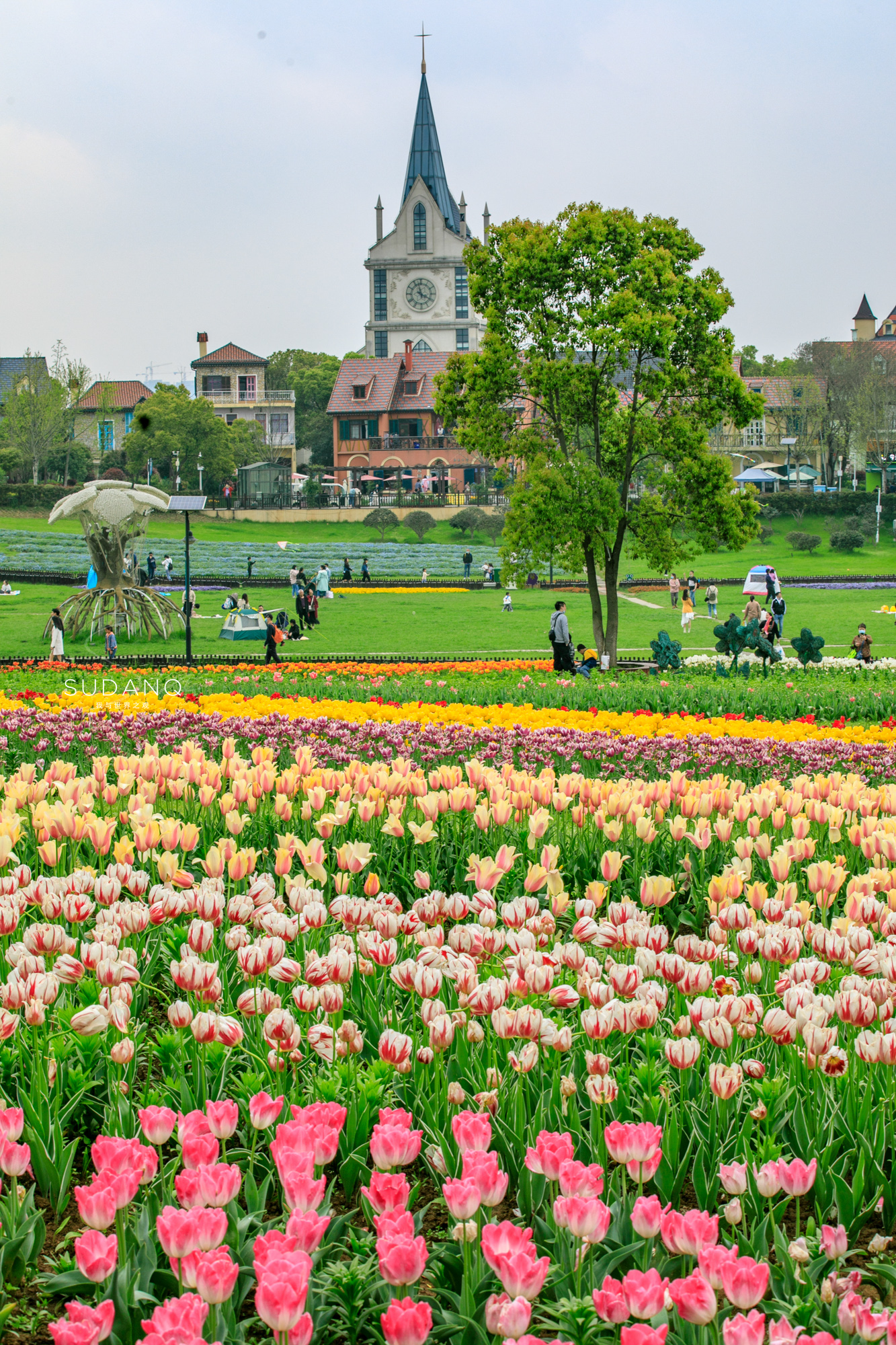 最值得去的鲜花小镇,距离武汉不远的景区
