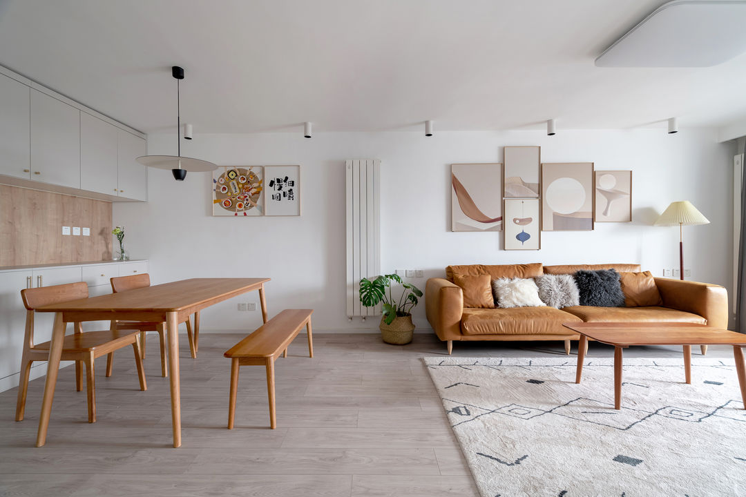 这对夫妻有远见!拉平吊顶简化造型,全屋简约风格,完工太舒服了