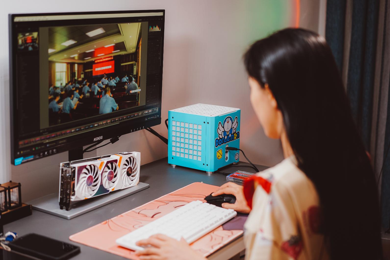 itx装机配置单一小机箱也有大心脏,itx支持3.5寸硬盘