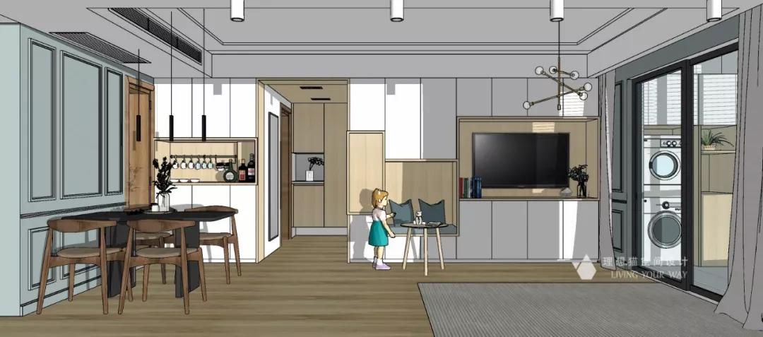 一个好的室内设计，要卡尺般的精准的尺度，也要梨花般清新的颜值