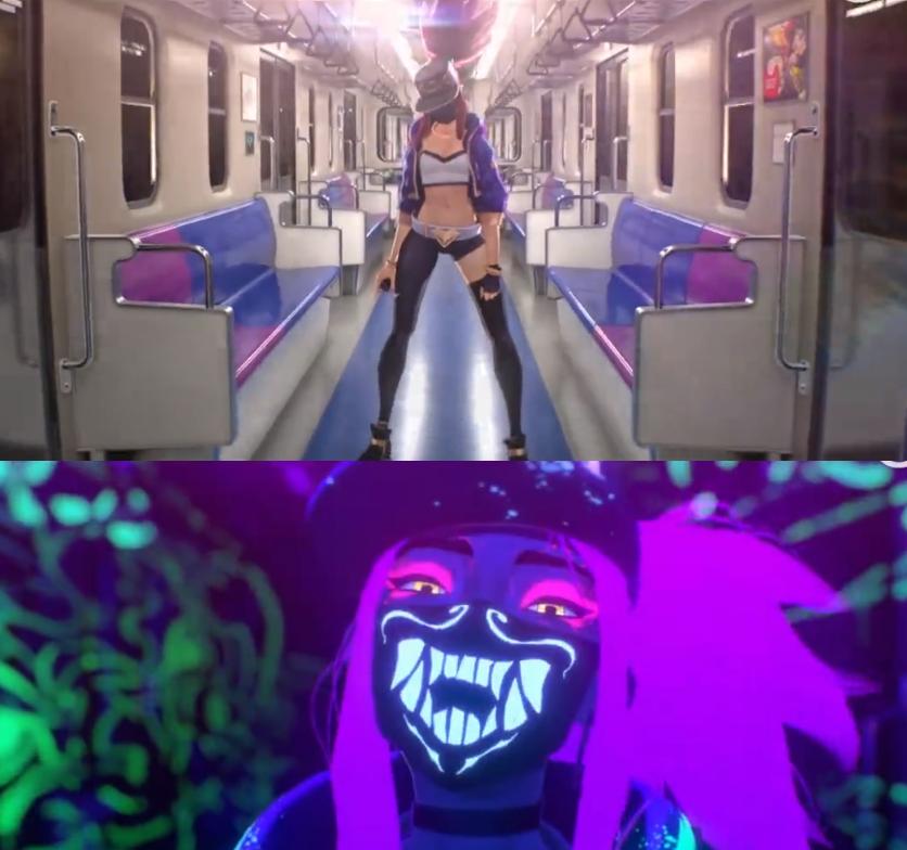 k-da阿卡丽特效,阿卡丽kda普通特效