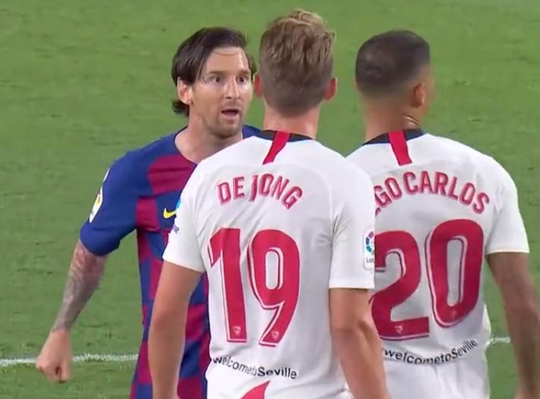 梅西发火暴铲拉莫斯,梅西发火原视频