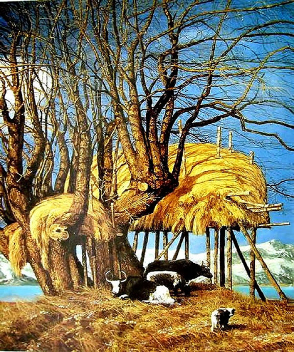 何冠林油画作品大全,何冠霖油画高清大图