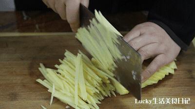 宝宝醋溜土豆丝的家常做法,醋溜土豆丝怎么做好吃儿童
