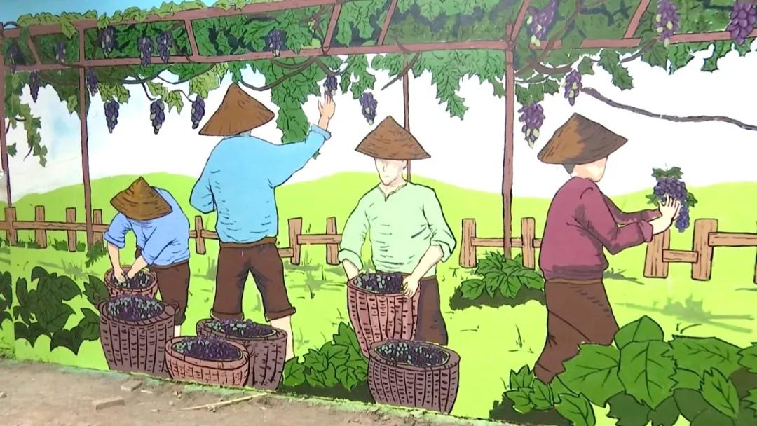 乡村振兴特色墙,乡村振兴示范村村庄文化墙