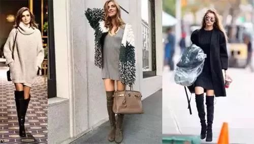 酒红色靴子怎么搭配裙子,驼色靴子黑色裙子怎么搭配衣服