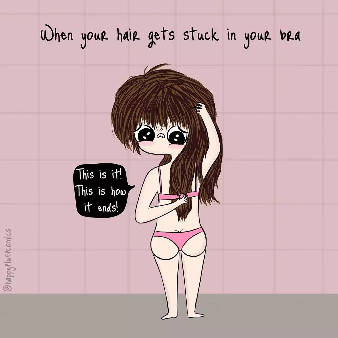 日常女性插画,女性插画生活日常