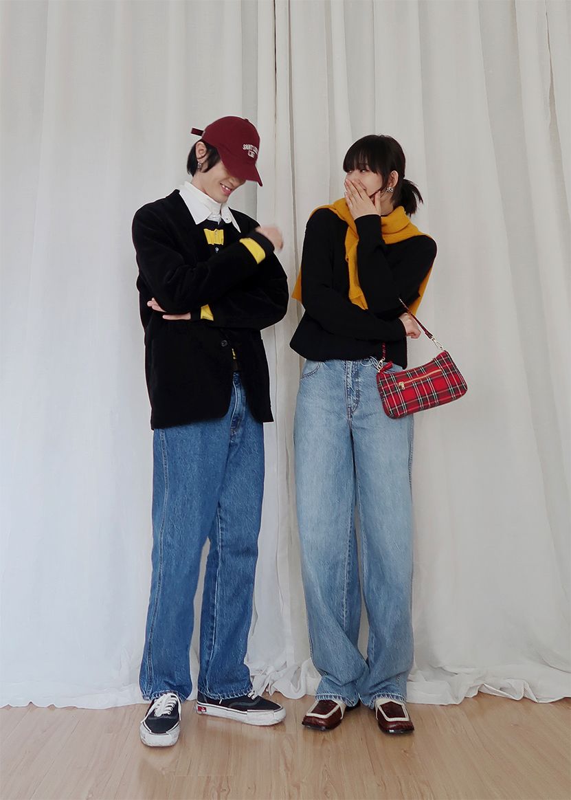 优衣库u系列搭配2019牛仔裤,优衣库u系列墨绿色穿搭