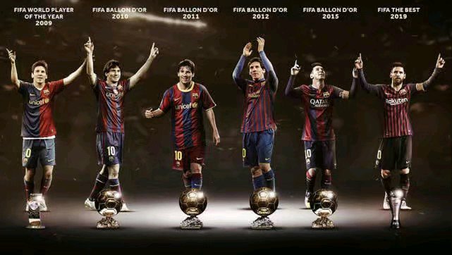 世界足球先生梅西获奖几次,2020年世界足球先生梅西排名