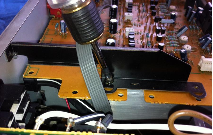 修一台建伍高端功放内部线路不亚于一台黑白电视机