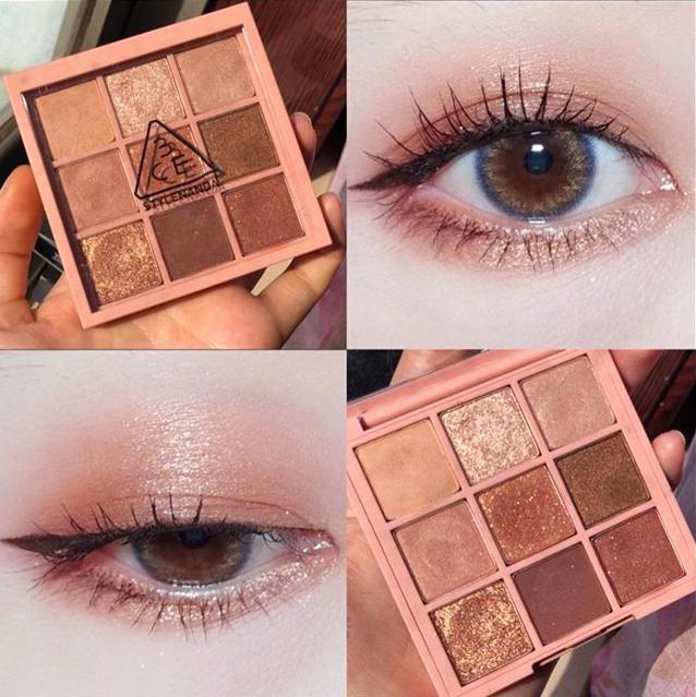 放大双眼眼影,超日常的四种眼影画法