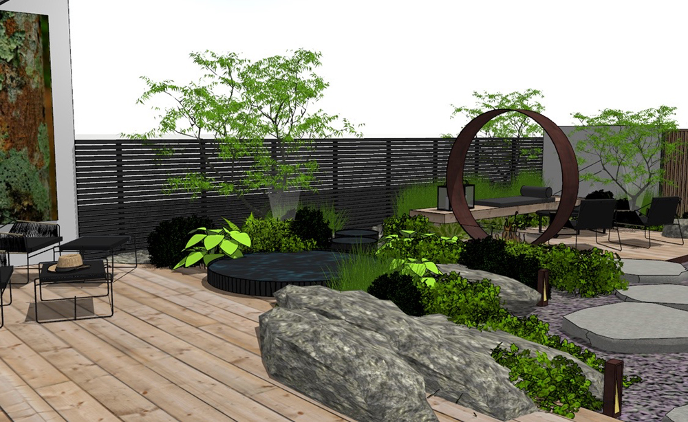 30平小花园庭院设计技巧,庭院种小花园设计图