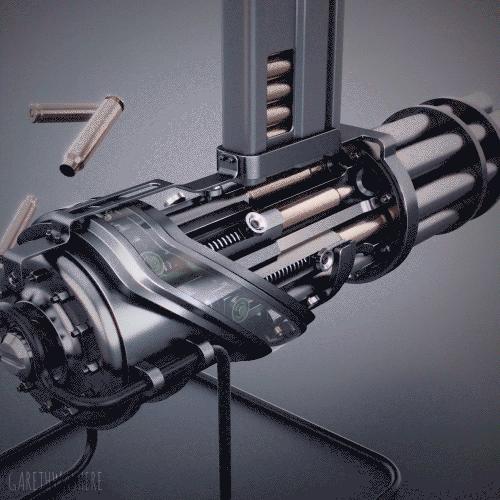 马克沁发明自动火器,马克沁机枪后坐力原理