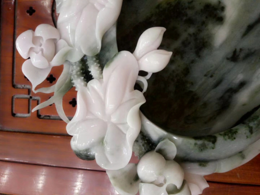 玉器雕刻荷花的步骤图解,如意玉雕刻教程