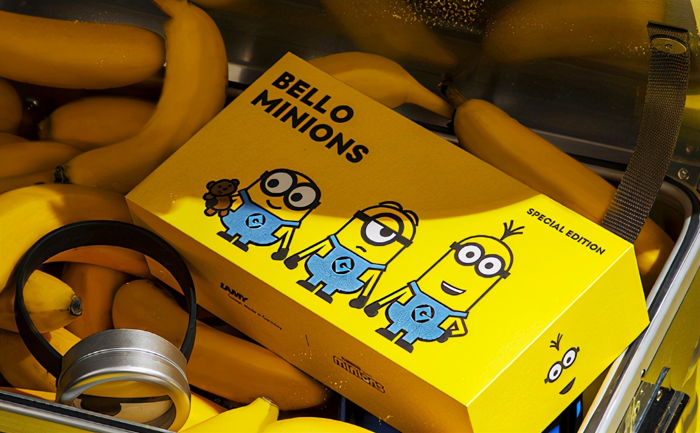 环球影城联名款小黄人钢笔,凌美环球影城联名钢笔