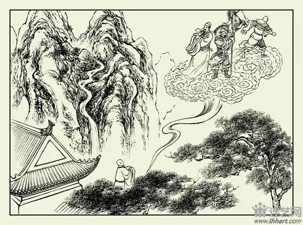 三国演义玉泉山显圣,三国演义连环画珍藏版上下两册