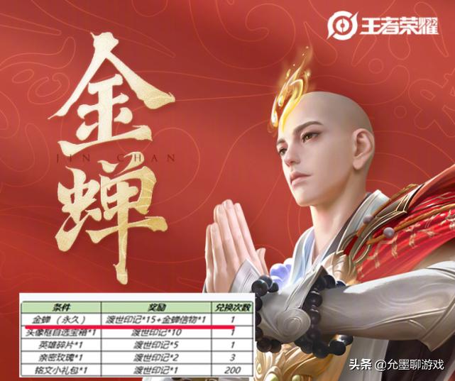 王者：金蝉获取方式公布，不再以直售的形式上架，最高需要3W金币