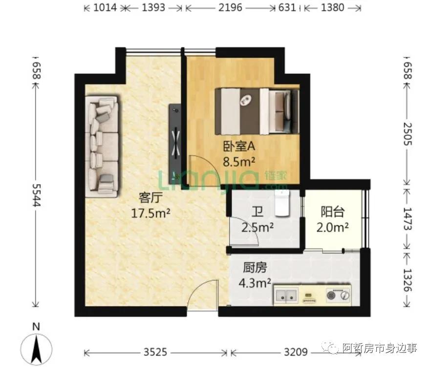 新旧交织的城市界面，富基广场