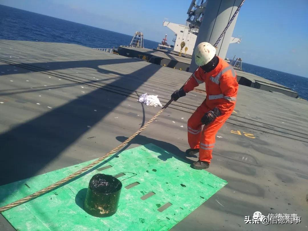 如何给DECKCRANE换钢丝——最后一步，换HOISTING钢丝