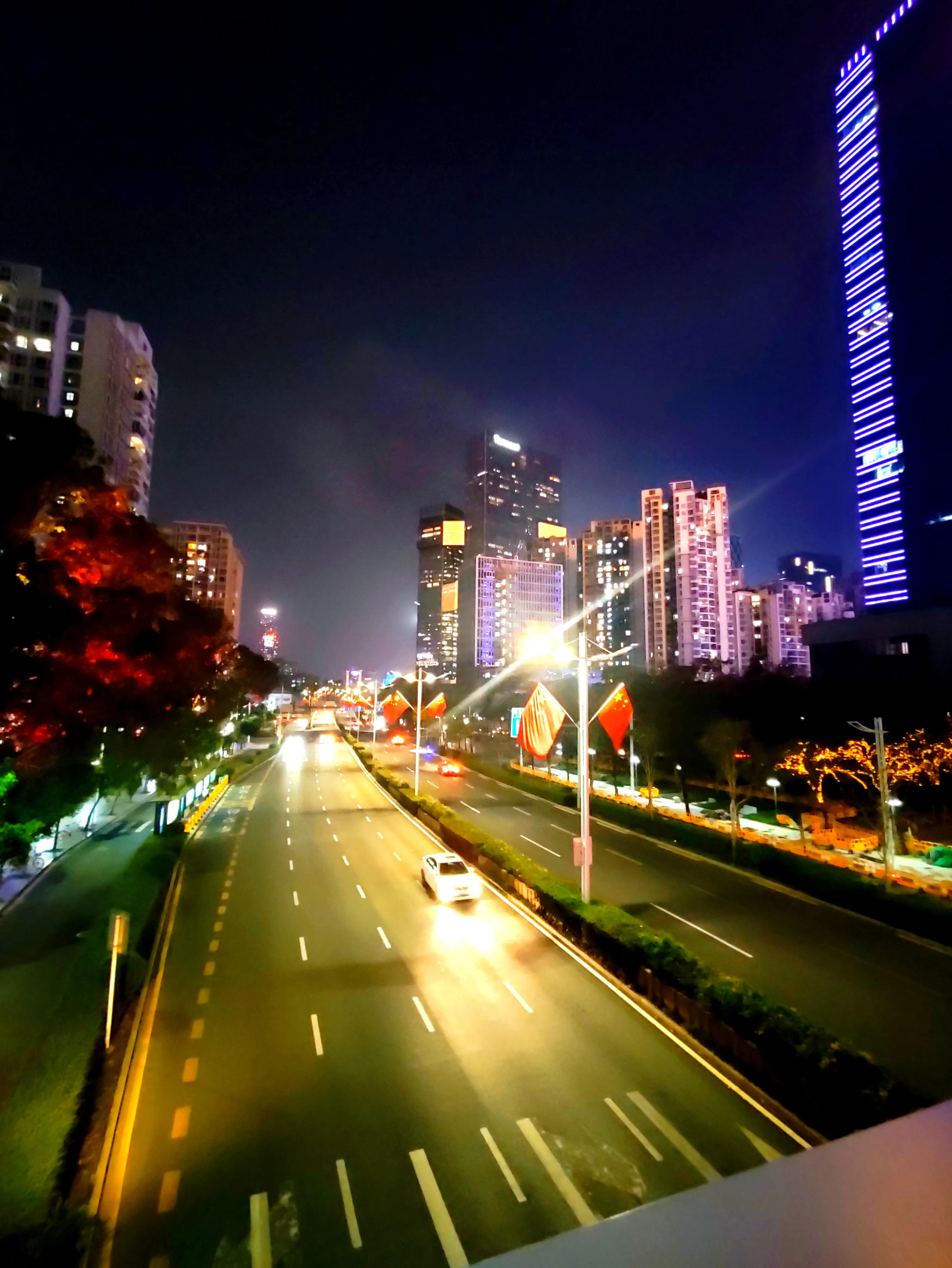 海岸城西座步行街夜景手拍纪实,20210508
