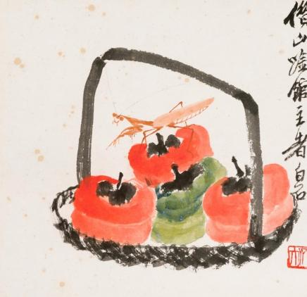 家里挂柿子图大吉大利事事如意,家里放柿子代表事事如意