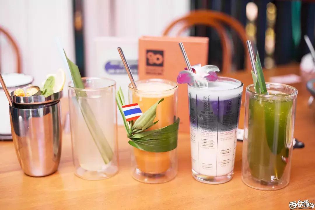 泰国美食街边小吃生吃,超好吃泰国小吃街头甜品