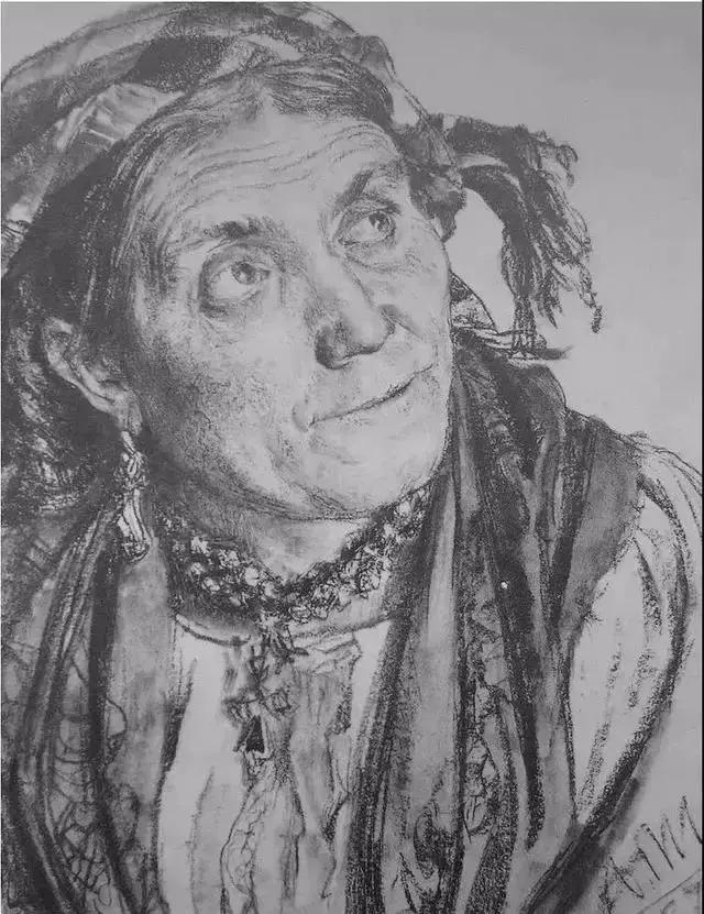 门采尔风景速写高清大图,速写临摹大师作品