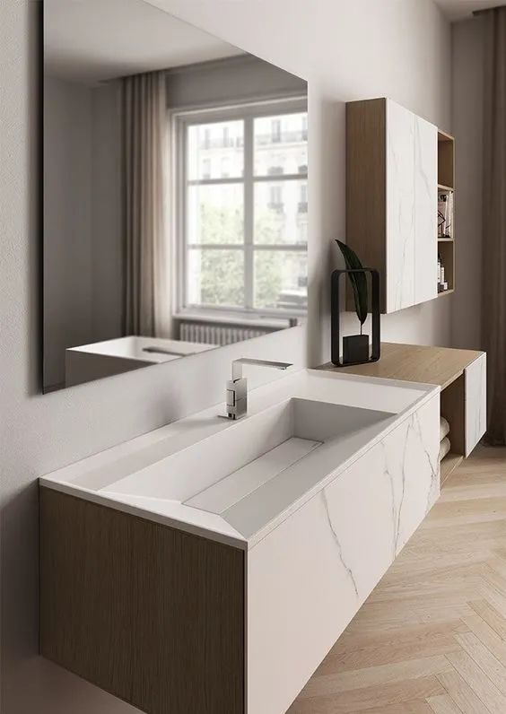 卫生间是选台盆好看还是单台盆好,卫生间台盆什么样的好看