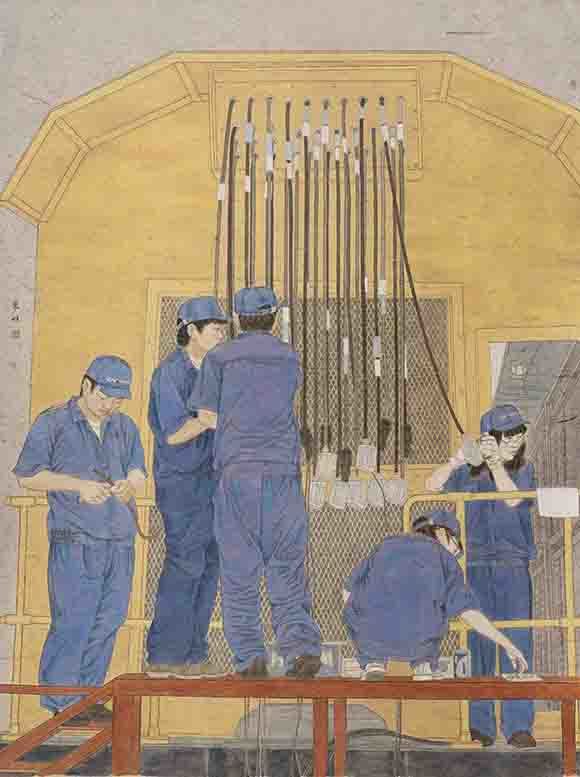 栗东旭画家作品,栗东旭国画