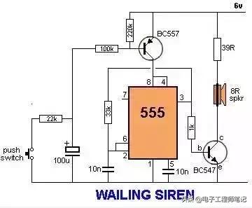 555定时器的应用设计,555定时器构成的应用电路