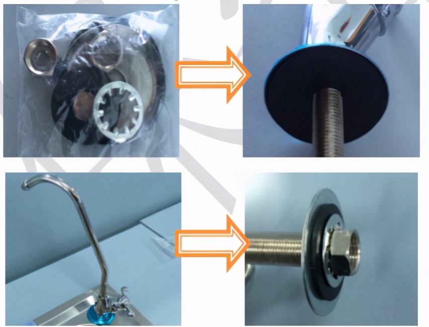 沁园净水器滤芯安装顺序图解,安吉尔净水器管子安装方法图解