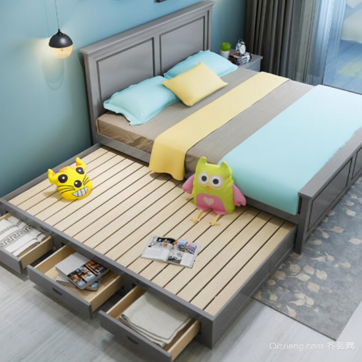 储物床和非储物床的区别,气压床和框架床哪个好