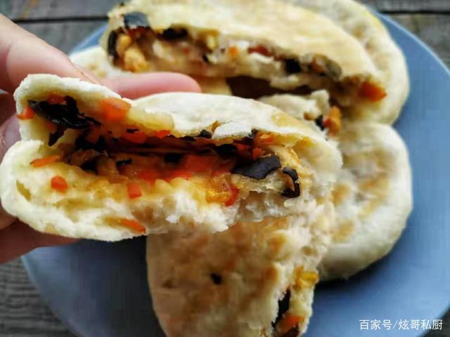 柔软劲道，凉了都不会发硬的馅饼，做法超级简单