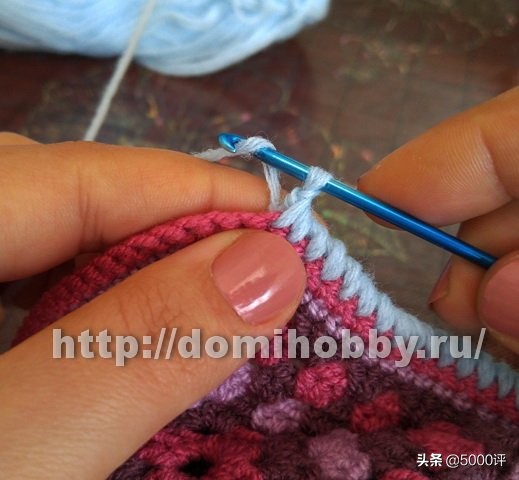 双边钩法教程,倒钩帽边怎么钩