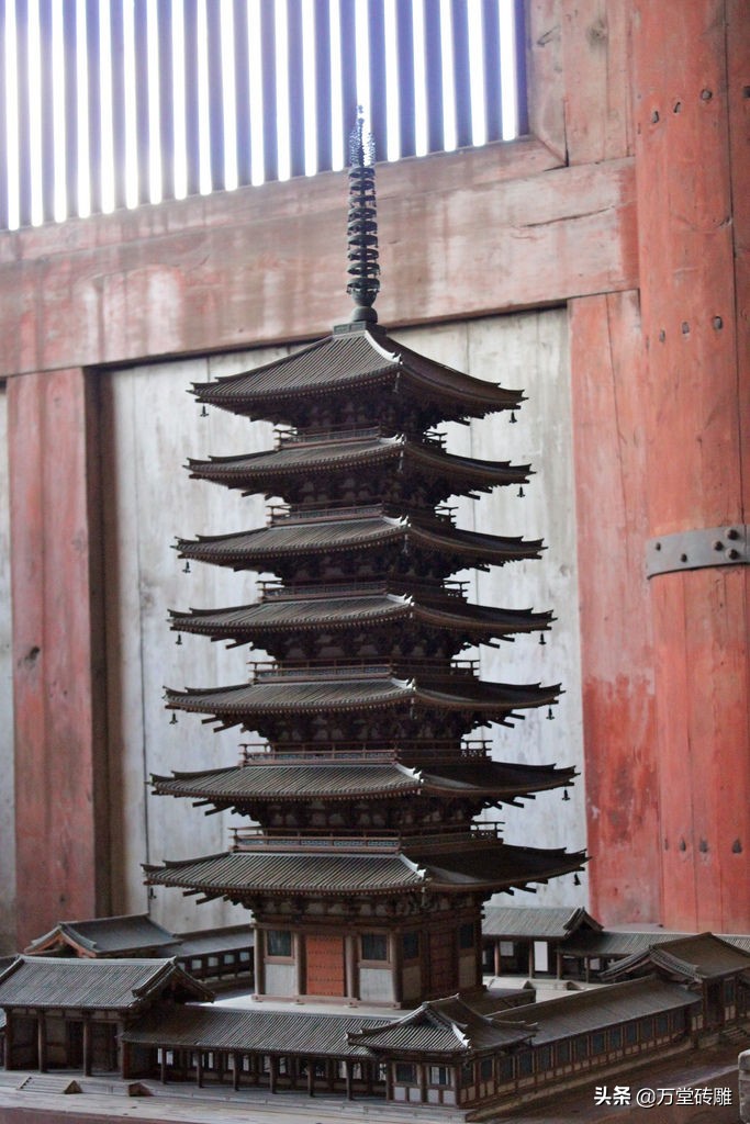 唐代建筑和日本建筑手绘,日本京都古建筑是仿唐代长安的吗