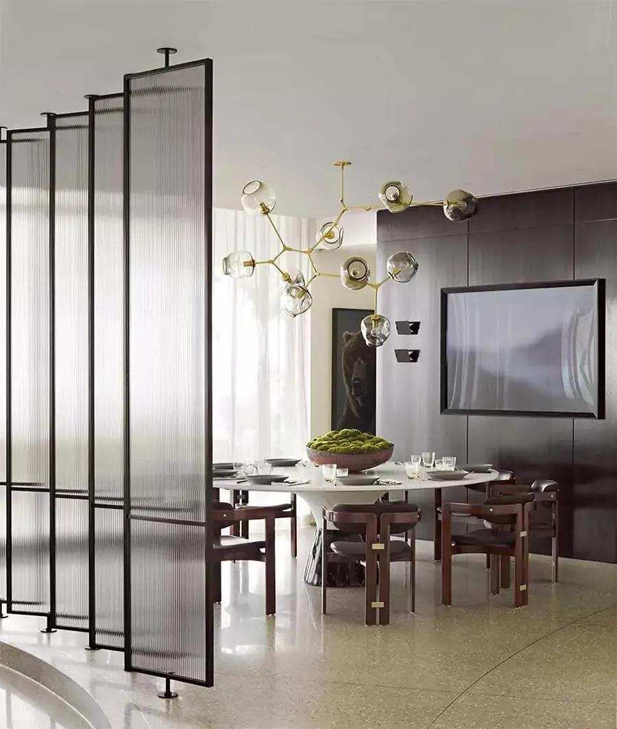 45平房间隔断最简单最实惠的方法,5年后最流行的厨房隔断客厅设计