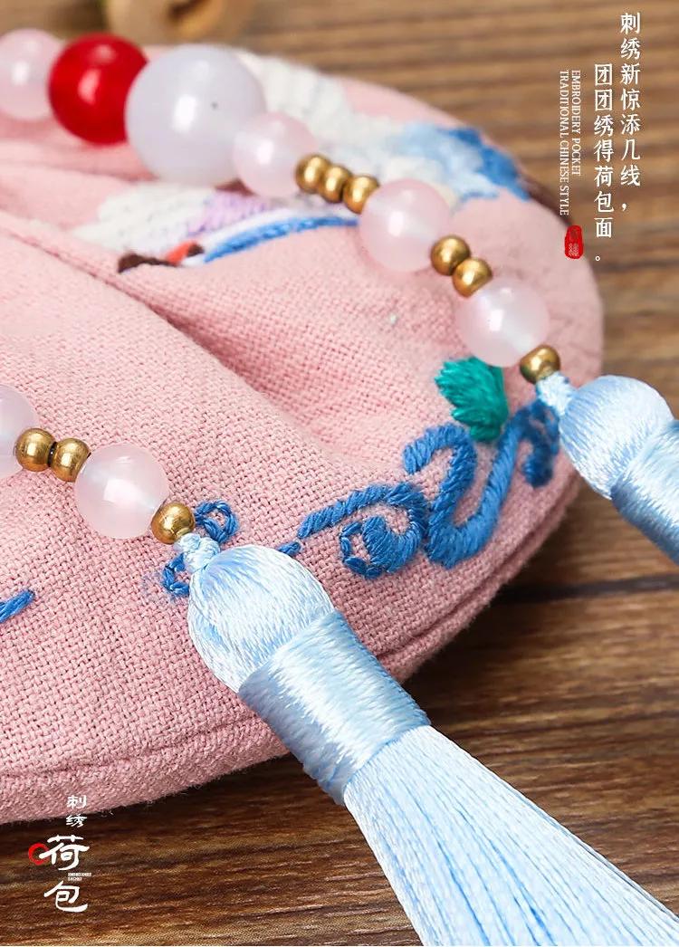 如何刺绣荷包,刺绣荷包100种图解