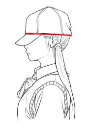 画帽子教程鸭嘴帽,帽子有帽舌怎么画又简单又好看