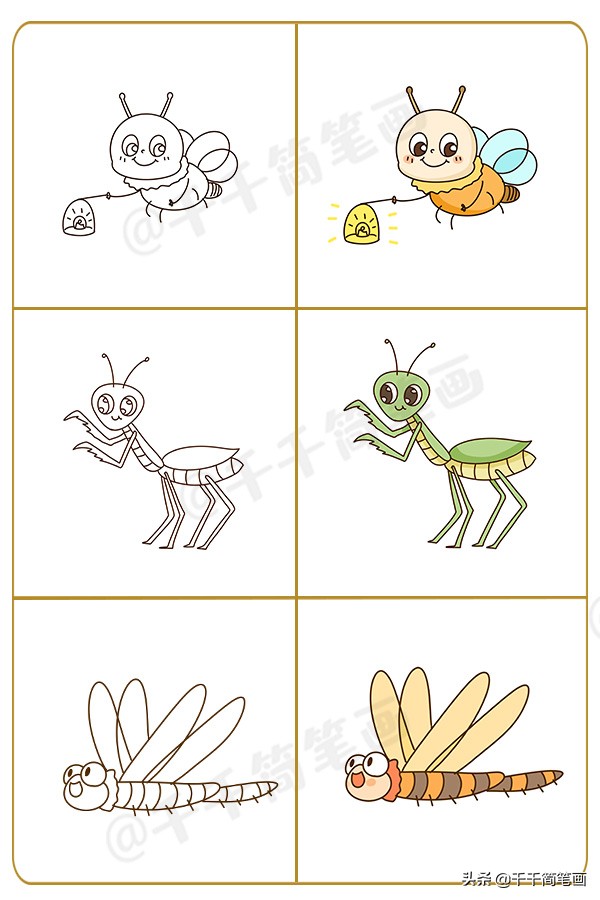 100种动物画画大全,可打印幼儿动物涂色画