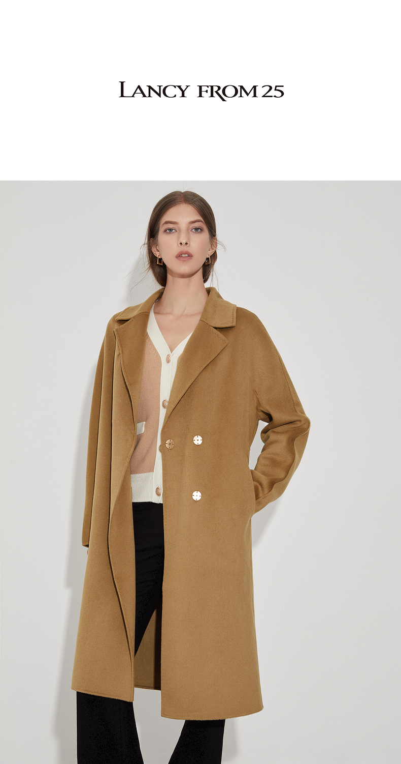 格子呢子大衣搭配女秋冬,秋冬小个子毛呢大衣搭配