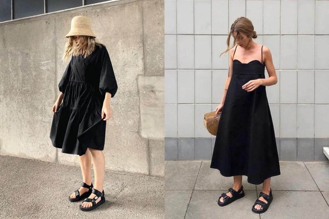 镂空丑萌老爹凉鞋,老爹凉鞋穿搭