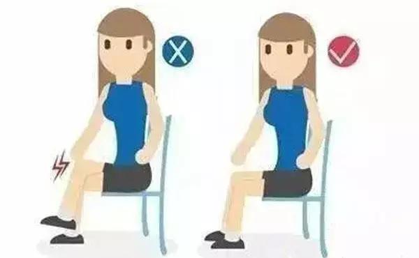 翘二郎腿对妇科病有什么影响,跷二郎腿会得妇科病吗